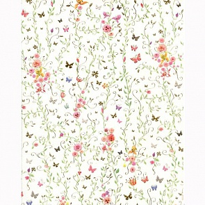 Блокнот с дизайном Цветы, белый (Turnowsky, A5NB6058W)